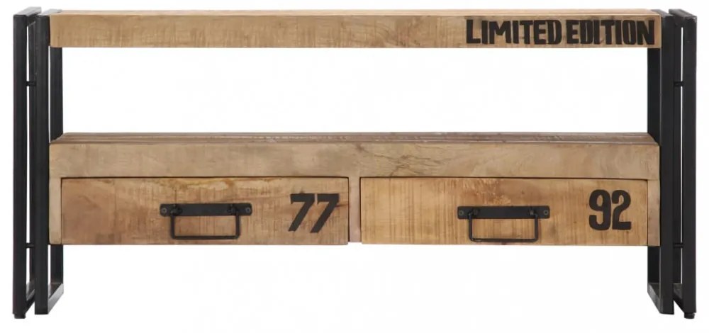 tömör mangófa TV-szekrény 100 x 30 x 45 cm