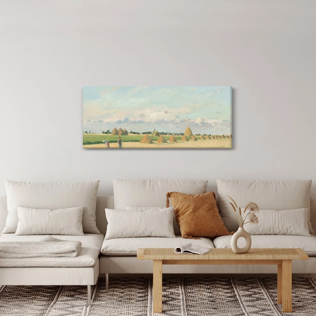 Kép - Camille Pissarro, Landscape, Ile de France, reprodukciók (120x50 cm)