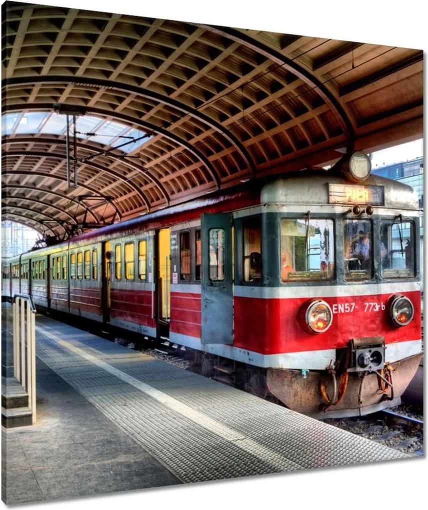 Vászonkép 80x80 Pkp pályaudvar Poznań