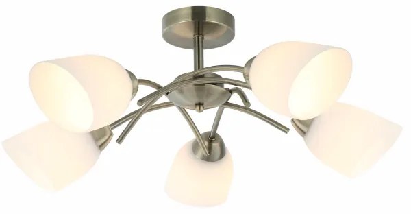 Felületre szerelhető csillár DONNA 5xE27/60W/230V patina