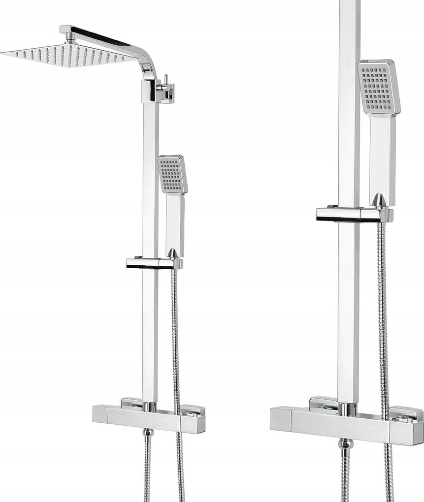 Zuhany Szett Zuhanyoszlop Termosztát Esőztető 20 CM