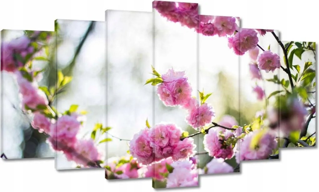 Vászonkép 140x80 Rózsaszín virágok Gyönyörű