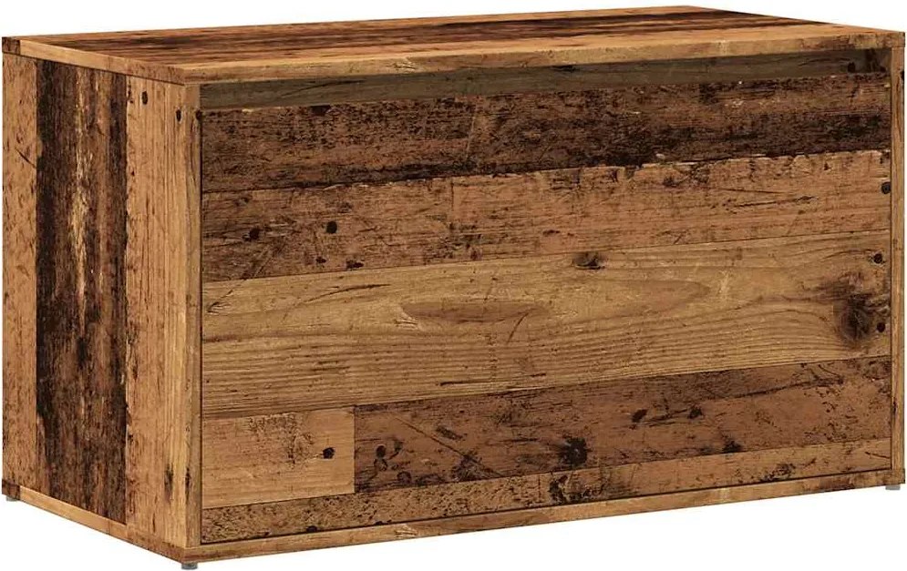 vidaXL előszobapad 80x40x45 cm Régi fából készült fűrészáru