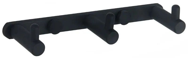 Mexen kiegészítők, törölközőtartó, 3 horgos, fekete, 709163-70