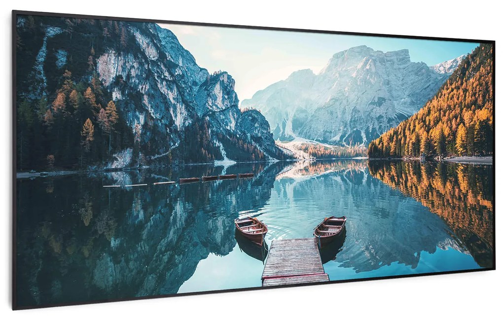 Klarstein Wonderwall Air Art Smart, infravörös hősugárzó, 120 x 60 cm, 700 W, tenger függőlegesen