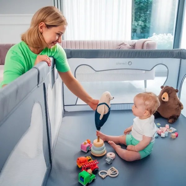 Lionelo - WILLOW játszósátor, szürke