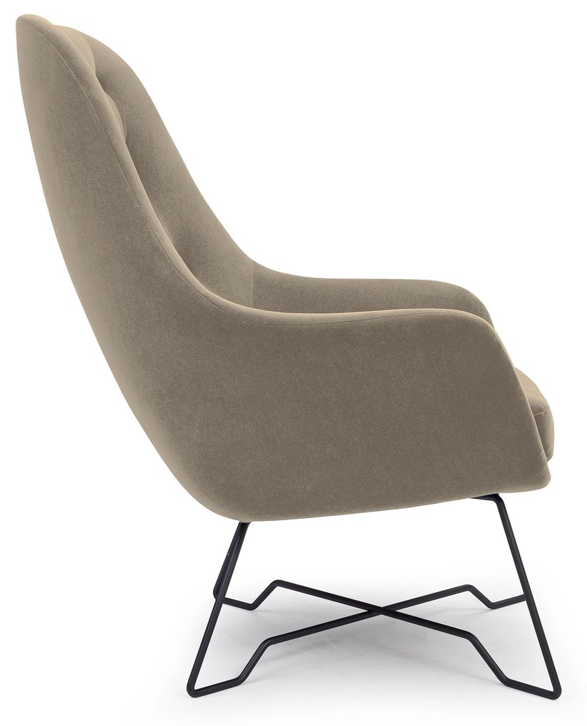 Fotel Eliah (taupe). Akció -16%. 1098190