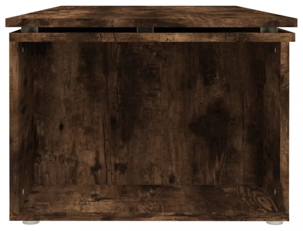 füstös tölgy színű fatermék dohányzóasztal 150x50x35 cm