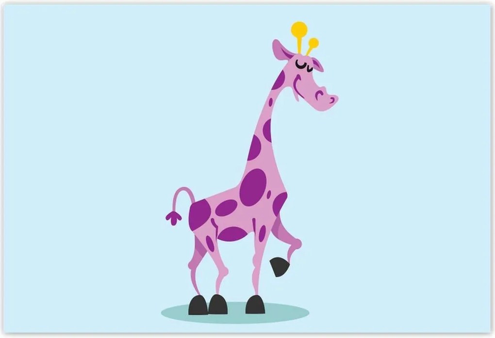 Poszterek 200x135 Zsiráf a gyerekszobába