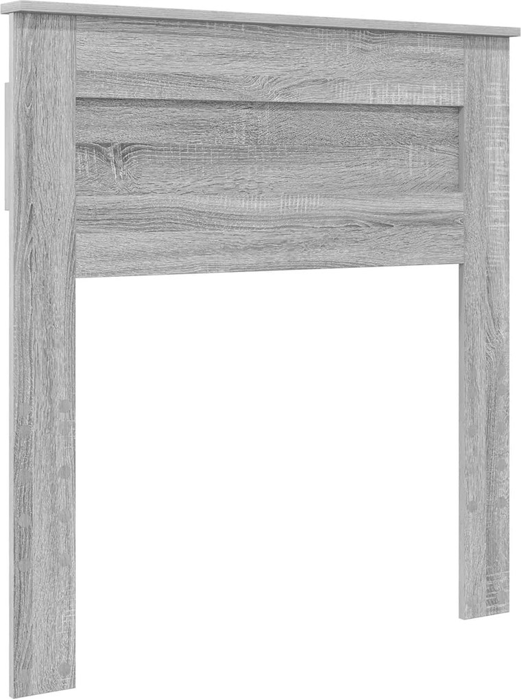 vidaXL Fejtámla Szürke Sonoma 80 cm Faanyag