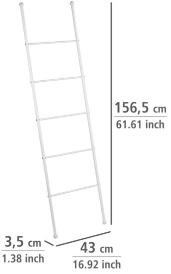 WENKO 22508100 - VIVA törölközőtartó 43x156,5 cm fehér