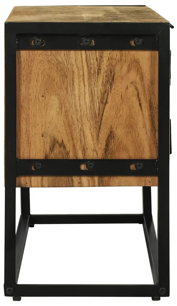 TV szekrény 110x30x50 cm Tömör akácfa