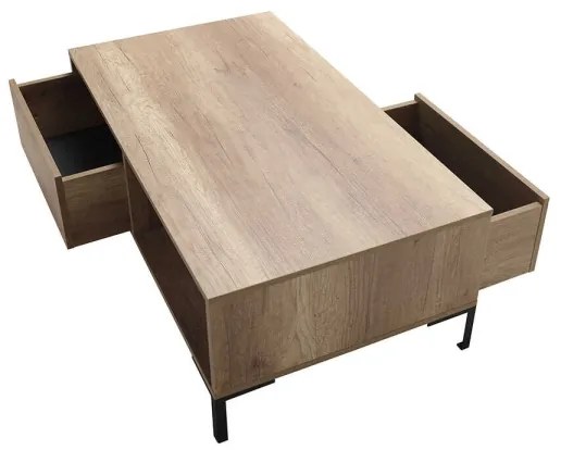 Kávésasztal 42x103 cm barna