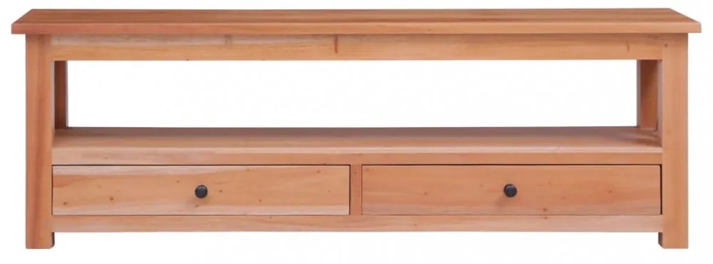 tömör mahagóni TV-szekrény 115 x 30 x 40 cm