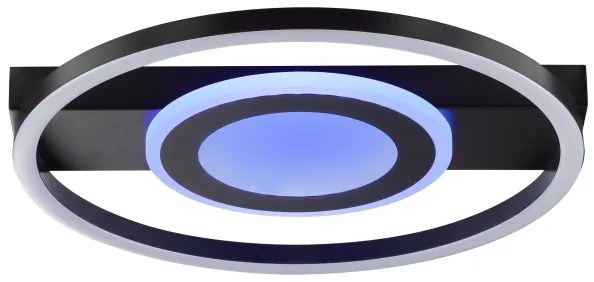 Brilliant -LED RGBW dimmelhető mennyezeti lámpatest MAUREEN LED/20W/230V 3000-6500K fekete+ távirányító