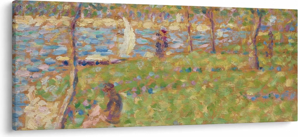 Kép - Georges Seurat, Study for "La Grande Jatte", reprodukciók (120x50 cm)