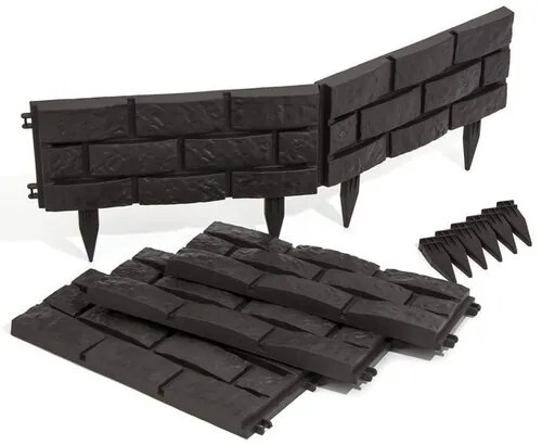 Kerti palánk, gyep szegély 2,2 m – barna