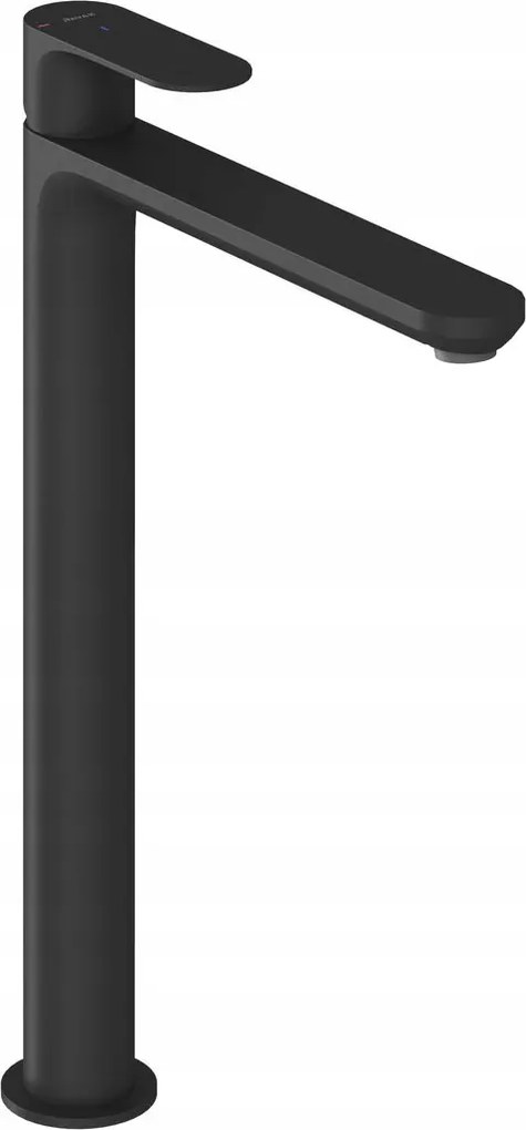 Ravak Eleganta Álló mosdó csaptelep 335mm, dugó nélkül El 015.21BM fekete