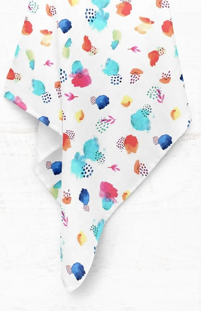 Fehér muszlin gyerek takaró 75x100 cm Summer – Mijolnir