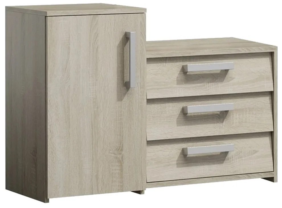 Odell Paris előszoba bútor, sonoma