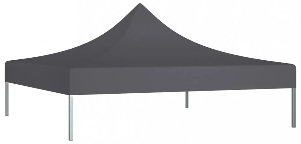 antracitszürke tető partisátorhoz 2 x 2 m 270 g/m²