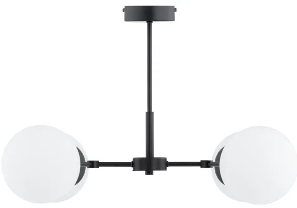 Csillár rúdon FOTON 4xE14/10W/230V fekete