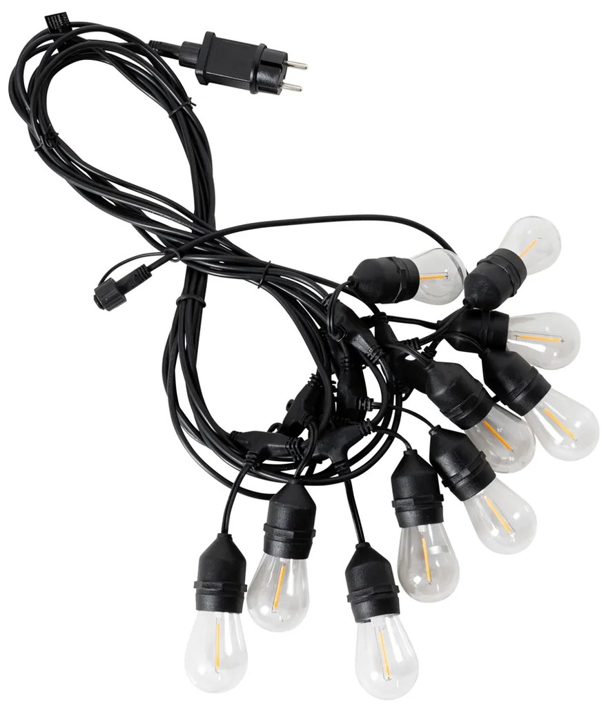 LED láncfény 10 méter 10 lámpa fényes IP44 - Chill