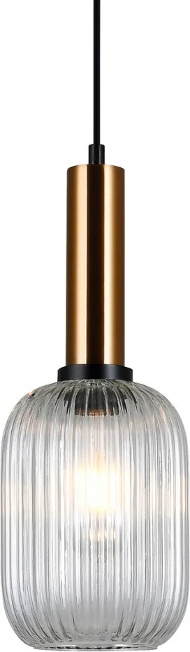 ITALUX PND-5588-1M-BRO-CL ANTIOLA Modern Függesztett Lámpa E27 IP20