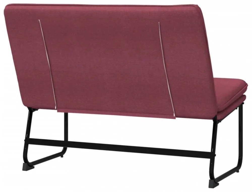 bordó szövetpad 100 x 75 x 76 cm