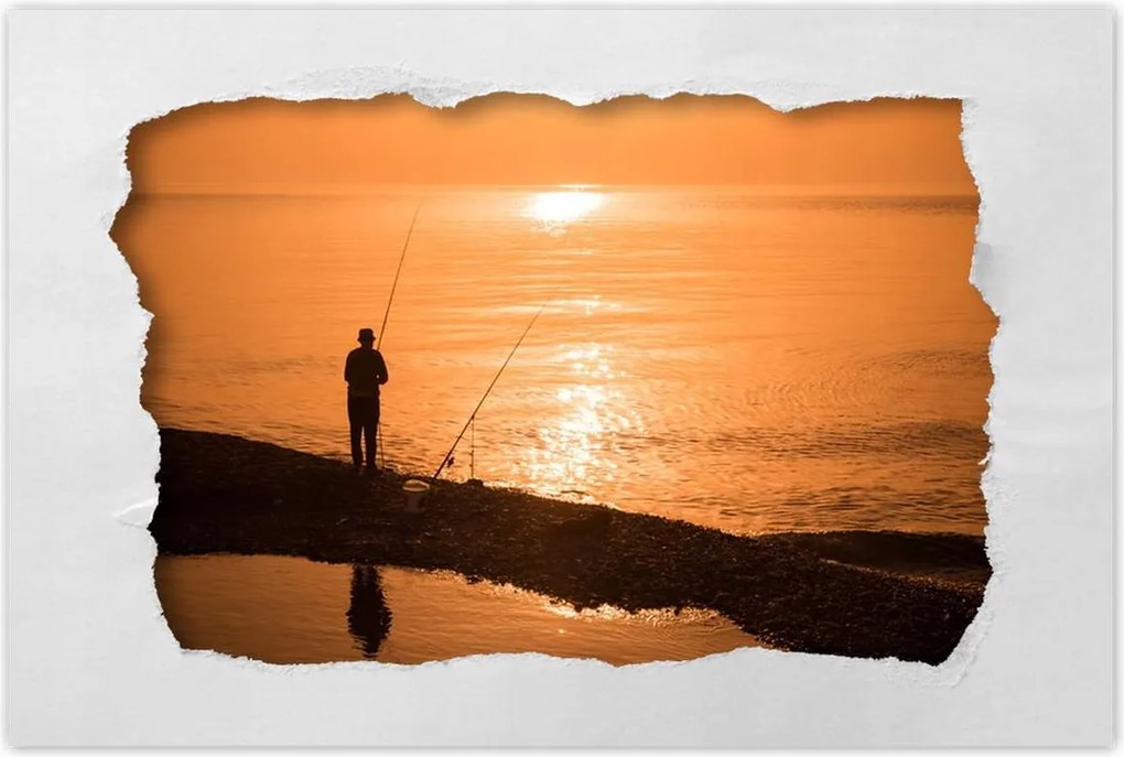 Poszterek 120x80 Fél naplemente