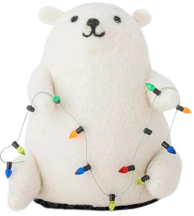 Fehér fénydekoráció Wally – Bloomingville