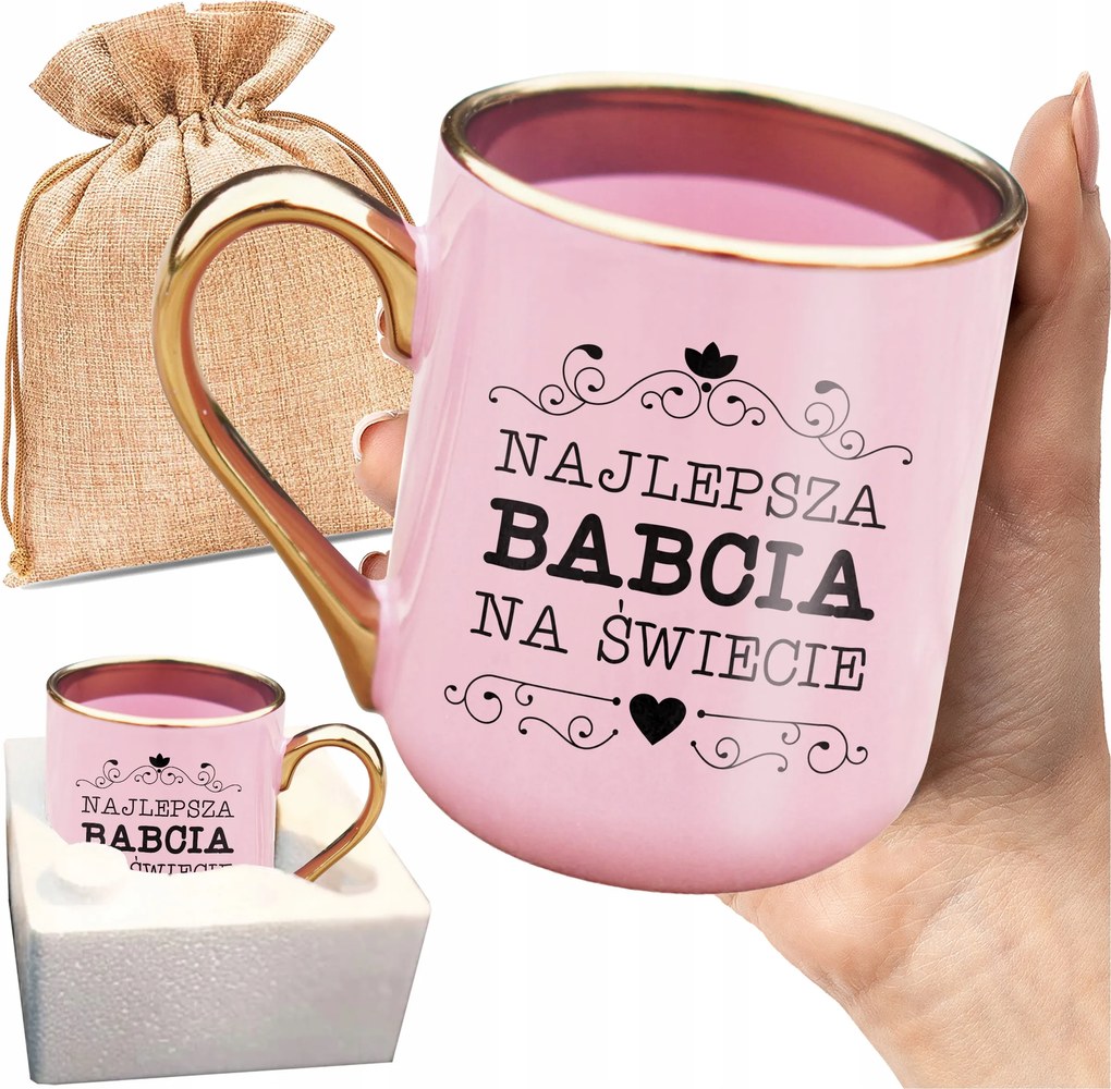 Nyomott Mintás Bögre A Világ Legjobb Nagymamája Szuper Ajándék Nagymama Nyomott Minta