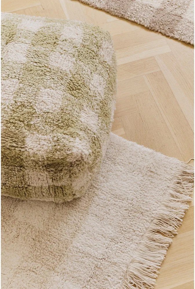 Zöld gyerek babzsákfotel Vichy – Lorena Canals