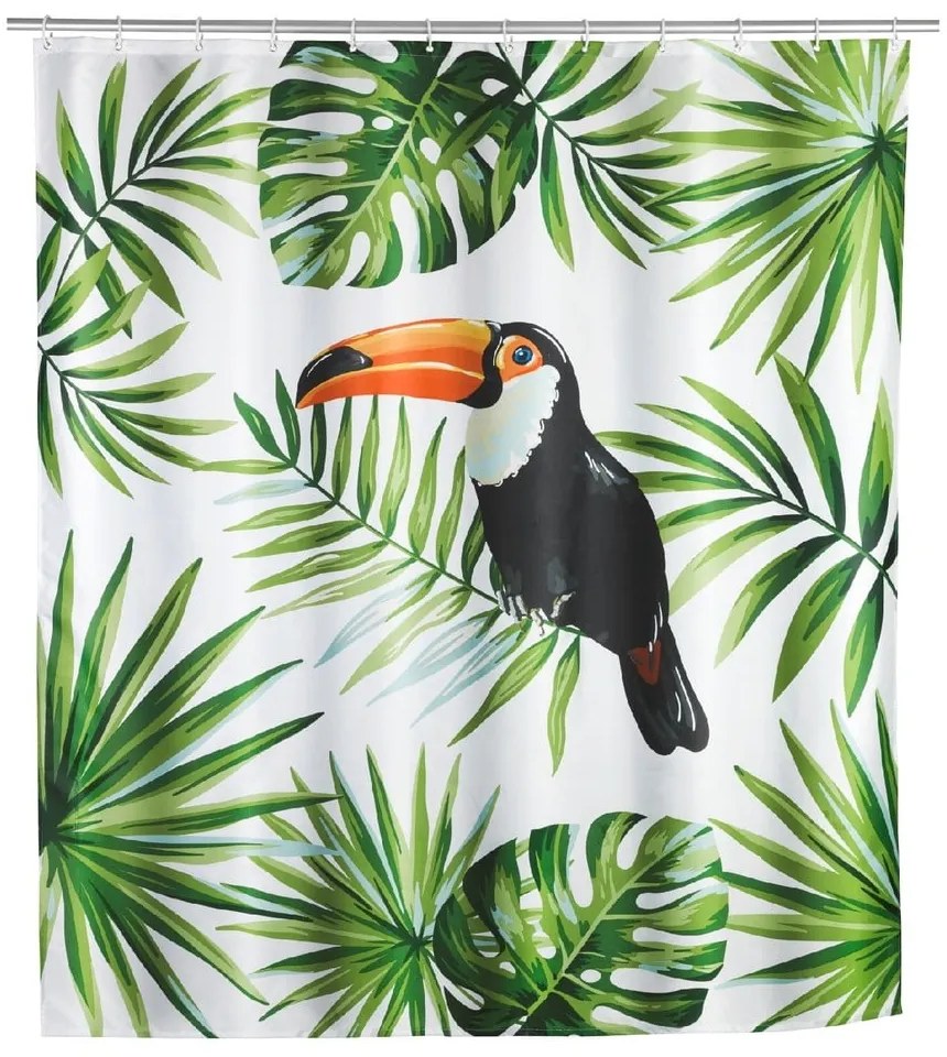 Tucan zuhanyfüggöny, 180 x 200 cm - Wenko