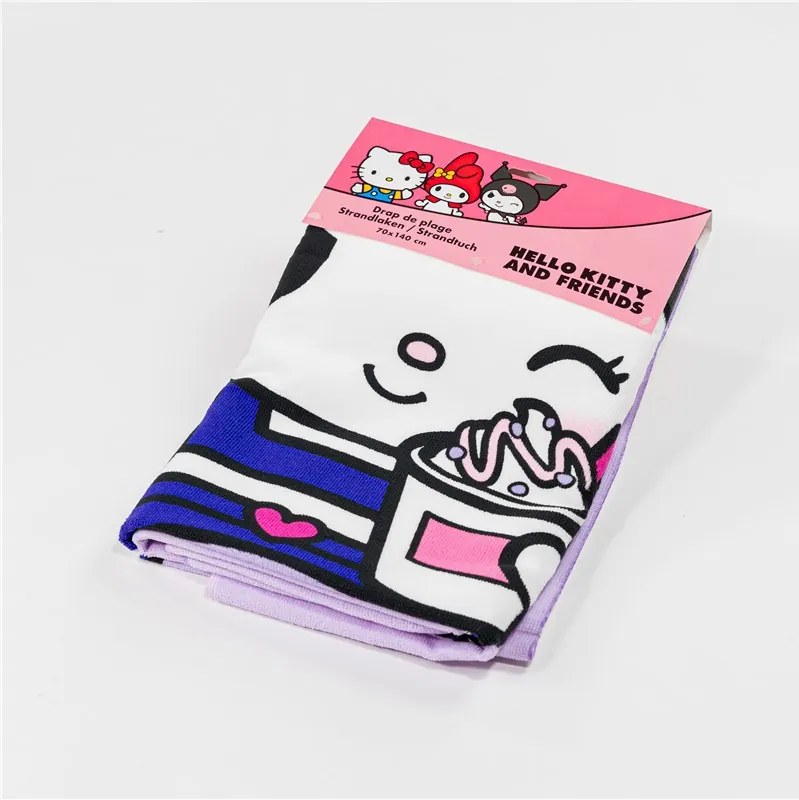 Hello Kitty Best Friend fürdőlepedő, strand törölköző 70x140cm (Fast Dry)