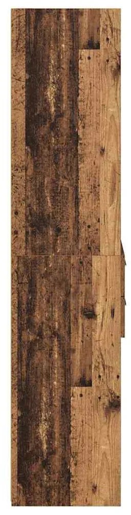 Magasfiú fiókkal Öreg fa 50 x 42,5 x 185 cm Faanyag