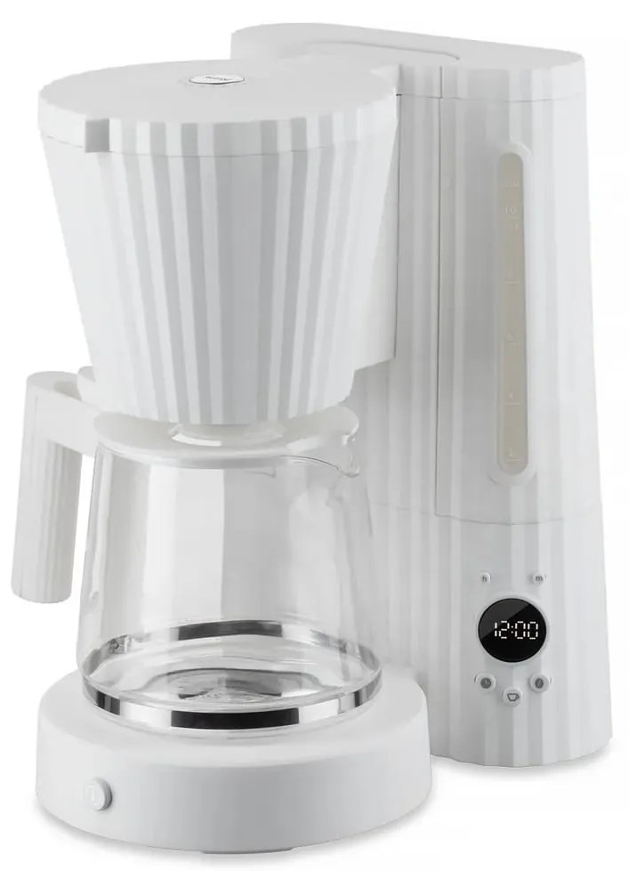 Kávéfőző csepegtető kávéhoz PLISSÉ 1,5 l, többféle változat - Alessi szín: fehér