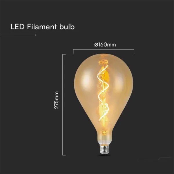 LED Izzó FILAMENT A160 E27/4W/230V 2700K