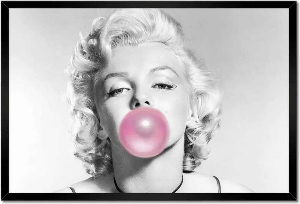 Poszterek keretben 60x40 Marilyn Monroe gumival