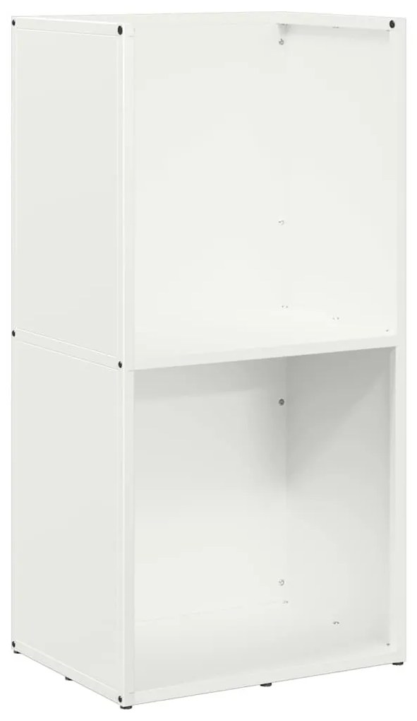 fehér hidegen hengerelt acél tűzifatároló 40x30x80 cm