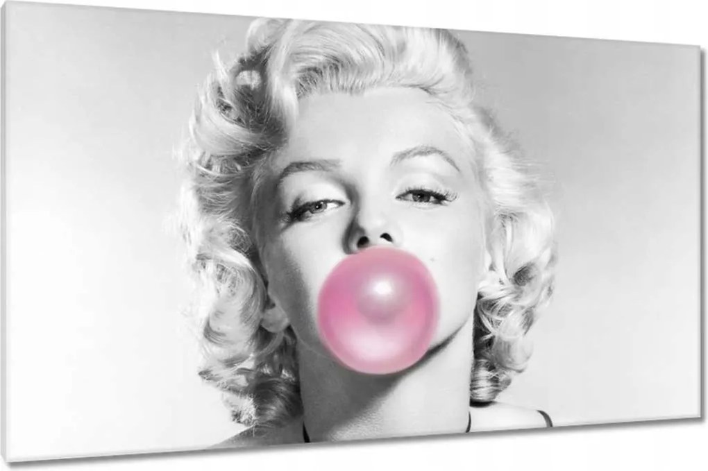 Vászonkép 120x70 Marilyn Monroe gumival