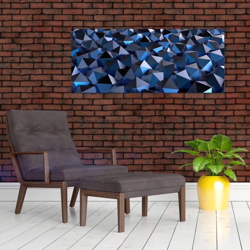 Absztrakciós kép (120x50 cm)