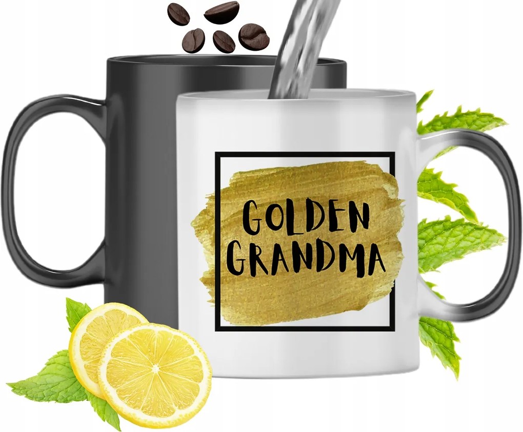 Mágikus Bögre Nagymamáknak Színváltós Nyomtatott Fényképpel