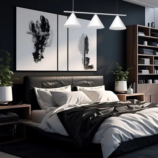 Kábeles csillár CAPITAL 3xGX53/15W/230V fehér