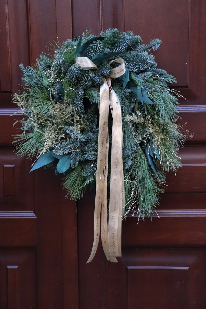 Karácsonyi Koszorú Nemes Jelenfából, 50 cm-es koszorú, Karácsony