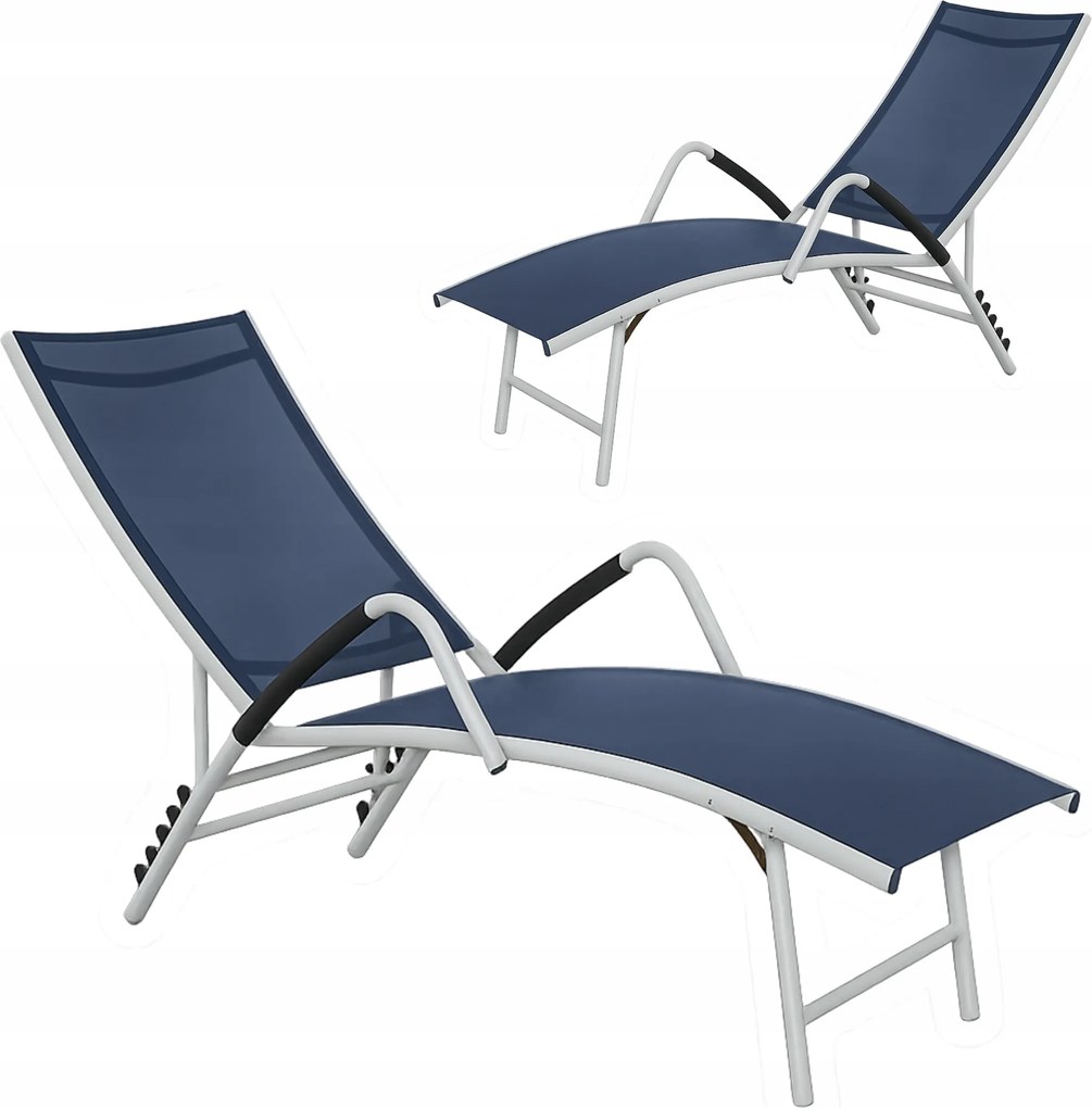 Kerti napozóágy Strand összecsukható napozóágy állítható Terasz strand Kényelmes