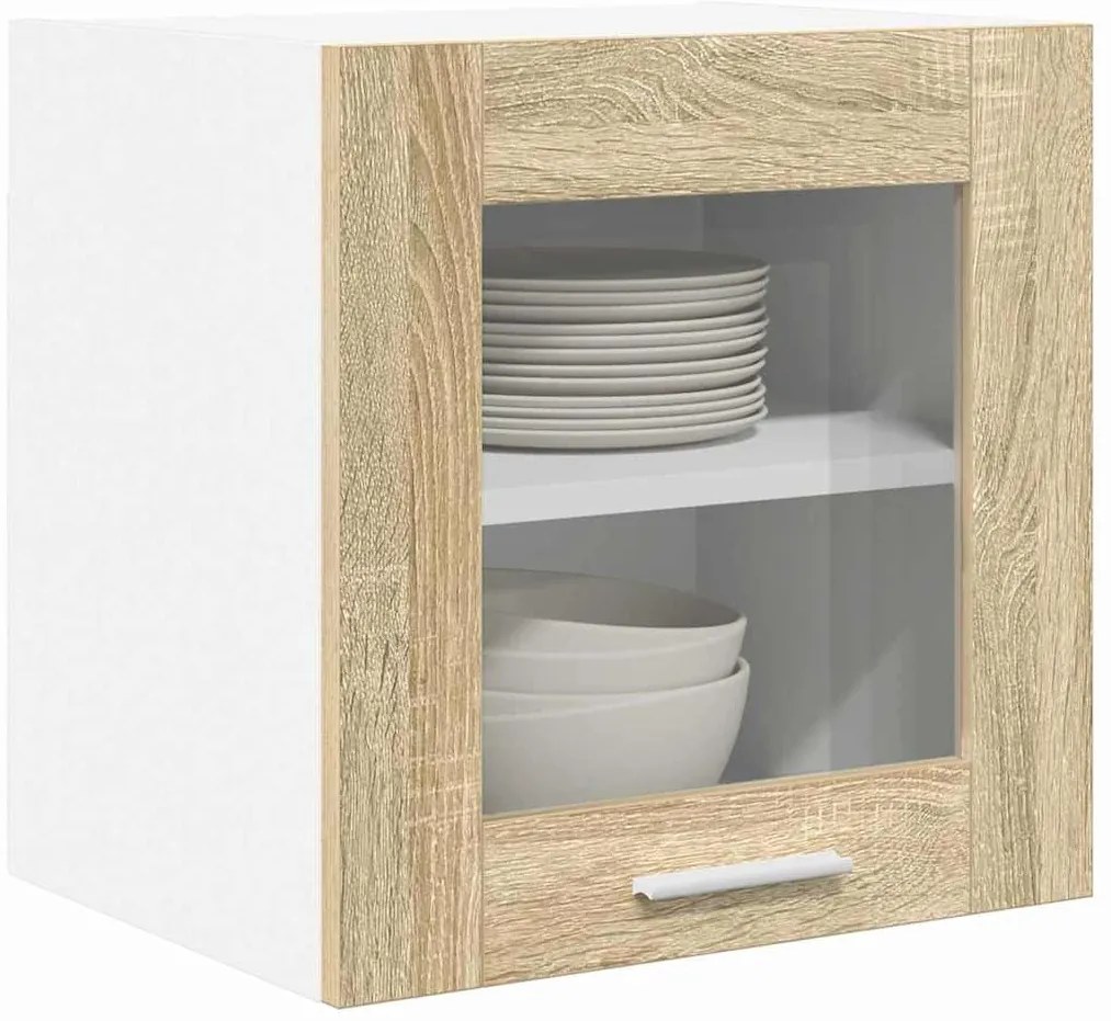 Függő szekrény Riga 2 pcs Sonoma tölgy 40 x 31 x 40 cm Faanyag