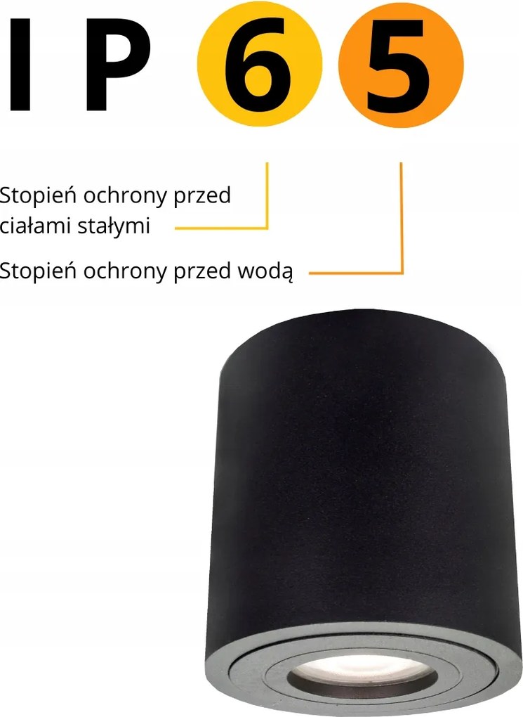 IP65 mennyezeti világítás teraszra vagy fürdőszobába Faro XL mosdó fölé