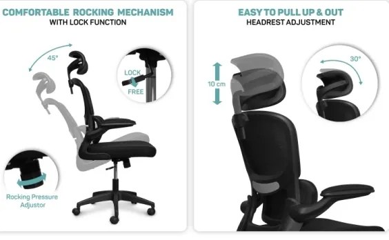 CONNECT IT COC-2500-BK - ForHealth DeltaPro irodai szék fekete