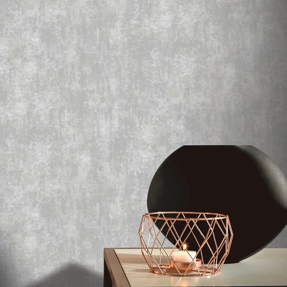 Arthouse Signature 1 Stone Textures szürke betonhatású fémhatású vinyl tapéta – 902106